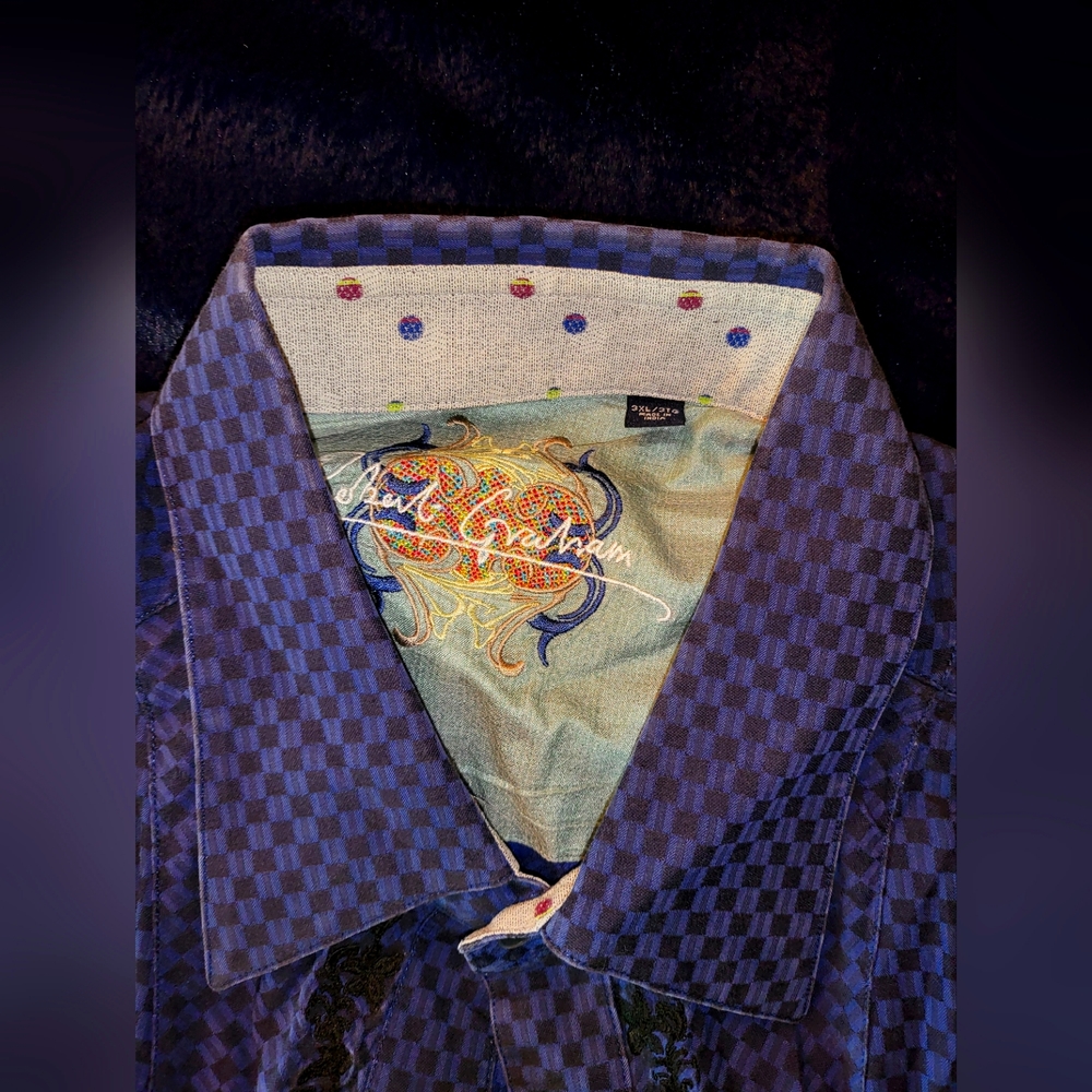Robert Graham Blue button down